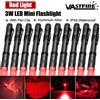 VASTFIRE Mini penna LED portatile luce rossa tascabile 1 modalità mini torcia portatile torcia Linterna per campeggio emergenza esterna