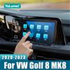 YaLumei Per Volkswagen VW Golf 8 MK8 2020 2021 2022 2023 GTI R R-line Vetro Temperato di Navigazione Per Auto Pellicola Della Protezione Dello Schermo adesivo