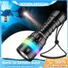 Sofirn SD08 3200lm Portata 385m Torcia subacquea Potente torcia subacquea ricaricabile 21700 Torcia profonda con 360 ° Indicatore RGB
