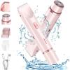 VIMYSHOW 2 in 1 donne rasoi elettrici bikini trimmer rasoi viso depilazione per ascelle gambe lady body trimmer impermeabile indolore