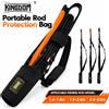 KINGDOM Borsa Protettiva Portatile per Canne da Pesca Kingdom, per Canne da 1,4m a 3,0m, Cinghia Regolabile, Corda Protettiva, Borse per Attrezzatura da Pesca