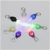 Alonefire 1/10/50/100pc/Mini LED Portachiavi luce Bianco Rosso Giallo Verde Blu Viola luce torcia elettrica Illuminazione di emergenza portatile Torcia lampada
