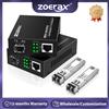 ZoeRax Gigabit SFP LC Modulo multimodale da fibra a RJ45 Ethernet Convertitore multimediale Ricetrasmettitore in fibra ottica con modulo LC SFP 1.25G