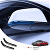 YZ Protezione Specchietto Retrovisore YZ per Tesla Model 3 Y Highland Juniper 2020-2025, Striscia Anti-collisione per Veicoli
