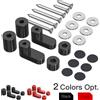 BEVINSEE Kit riser spoiler ala posteriore in alluminio per Ford Fiesta Mk7 Per Ford Fiesta Mk8 Fiesta ST-Line/ST Per Ford Fiesta ST 2017+