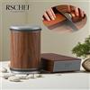 RSCHEF Nuovo affilacoltelli rotolanti Pietra per affilare diamantata a doppia faccia 15_20 ° Affilatura del rullo angolare magnetico di grado per cucina