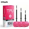 CYCLAMI Valvola in lega metallica di alta qualità CYCLAMI French FV Presta TPU per camera d'aria per pneumatici da bici da strada 700C 700 x 18 23 25 28 30 32 C