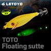 LETOYO 10g esca da pesca galleggiante calamari luminosi Jig esca artificiale Webfoot polpo seppie calamari richiamo