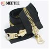 Meetee 5 # 8 # 70-100 cm Open-End Rotary Zipper Slider Cerniere reversibili a doppia faccia Giacca Cucito Zip Accessori per la riparazione