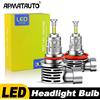 APMATAUTO 2x30000LM Turbo 360 Mini formato H8 H11 Faro LED 200W Super luminoso 6000K Canbus 9005 HB3 9006 HB4 Lampadina per fari a LED 7035 CSP