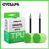 CYCLAMI 2 pezzi CYCLAMI ultraleggero strada MTB 29 bici TPU camera d'aria pneumatico francese valvola 45mm per ghiaia 700C 32C 35C 37C 40C 47C Super leggero