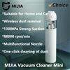 MIJIA NUOVO Aspirapolvere Portatile MIJIA per Casa e Auto, Mini Aspiratore Wireless con Potenza di Aspirazione Ciclonica 13000PA