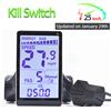 Haytrix M5【UART2】24/36/48/60V Display LCD Impermeabile per Bicicletta Elettrica, Controller e Misuratore Smart per E-Bike