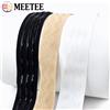 Meetee 1-10M 25/30mm Biancheria intima Fascia elastica Reggiseno Vita antiscivolo Elastici in gomma siliconica Cinghia Vestiti Nastro elasticizzato Accessorio per cucire fai da te