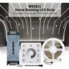 COXO Striscia LED WS2811 da 10 m con effetto acqua corrente SMD2835, con pixel indirizzabili, per corse di cavalli, flessibile, set da 120 LED/m, DC24V