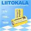 liitokala 1-80 pezzi LiitoKala 18350 batteria 1100mAh batteria ricaricabile al litio bombola 3.7V 8A alimentazione per utensili elettrici Torcia elettrica