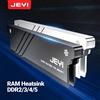 JEYI RAM Dissipatore di calore con cuscinetti termici - Raffreddamento memoria universale DDR2 DDR3 DDR4 DDR5 per PC desktop, dissipazione del calore fai-da-te