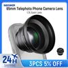 NEEWER HD 65mm Teleobiettivo Obiettivo della fotocamera del telefono con paraluce per custodia per gabbia del telefono, obiettivo zoom 1.7X per iPhone 16 15 S25 S24 Ultra