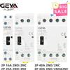 GEYA Grande VENDITA GEYA 2P/4P 16A 20A 40A 220V 50/60Hz Controllo manuale Uso domestico Contattore CA Tipo su guida Din