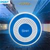 PGST Allarme Sonoro e Luminoso Wireless PGST 433MHz, Mini Allarme Domestico, Collegabile a Centralina, Sistema di Allarme Sonoro per la Sicurezza Domestica