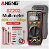 ANENG SZ202 Digital Multimeter Tester 1999 Conta Buzzer AC / DC Tensione 10A Condensatore di resistenza del contatore di corrente NCV Elettricio Strumenti di rilevamento