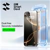 SmartDevil Vetro temperato antipolvere per iPhone 17 Pro 17 Air 16 Pro Max 15 14 13 HD Pellicola proteggi schermo trasparente anti-impronte