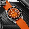 ADDIESDIVE Orologio da uomo AD2089 Orologio da sub Fashion Gradient 41mm Lunetta girevole Orologi al quarzo Impermeabile 20Bar BGW9 Luminoso