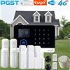 PGST Nuovo Sistema di Sicurezza Domestica Intelligente 2025, PG-103 4G Tuya APP Sistema di Allarme Wireless, WiFi GSM Compatibile con Tutti i Dispositivi Wireless a 433MHz