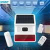 PGST Allarme Wireless da Esterno 433MHz, Senza Necessità di Collegamento a Corrente Elettrica, Alimentazione Solare Continua, Collegabile al Host