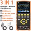 TOOLTOP 3IN1 Oscilloscopio digitale a 2 canali Multimetro Generatore di segnale 50 MHz Oscilloscopio portatile Lab Strumenti automobilistici fai da te