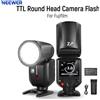 NEEWER Z2 PRO-F TTL Flash a testa tonda Speedlite per Fujifilm, wireless compatibile con Godox, batteria da 3000 mAh, 600 flash a piena potenza