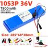 Aleaivy Batteria al litio 36V 7.8Ah 18650 10S3P per motore 250W/350W/500W, ioni di litio ricaricabile con batteria sostitutiva per scooter BMS