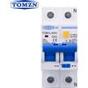 TOMZN TOB1L-63H 2P 63A 230V AC 50Hz/60Hz Interruttore Differenziale Magnetotermico con Protezione da Sovracorrente e Perdita di Corrente RCBO