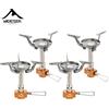 Widesea Bruciatore a gas da campeggio Fornello turistico Riscaldatore portatile esterno Fornello Sopravvivenza Forno di sopravvivenza Tasca Picnic Pentole 4PC