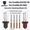 BEGRINT Kit Hotend per Creality K1C/K1 MAX/K1 SE Kit blocco riscaldante in ceramica Ugello intercambiabile rapido Stampa ad alto flusso per stampante 3D K1Max K1C