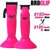 BRDCLIP Tagliacapelli professionale 7200 giri/min Motore brushless DLC FADE Lama Base di ricarica Barbiere 7000 giri/min Motore DC Trimmer elettrico