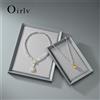 Oirlv Vassoio per esposizione di gioielli in pelle PU Visualizzazione di gioielli Collana Bracciale Anello Vassoio Orologio Cassetto Organizzatore Vetrina Porta gioielli