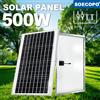 soecopo Generatore solare con modulo fotovoltaico da 18 V per pannello solare monocristallino ad alta efficienza da 50 W-500 W per casa/campeggio fuori rete con spina CC