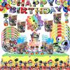 Disney Dandy Worlds Decorazione per feste di compleanno Stoviglie Tovaglie Piatti Torta Topper Palloncini Bomboniere Forniture per feste per bambini