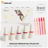 VENALISA 5 pz/kit Venalisa Colore Gel Smalto Per Unghie Set Hema Free Soak Off UV LED Smalto Per Unghie Gel 10ml Combo TPO LIBERO HEMA Kit Gel