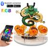 Bandai Dragon Ball Shenlong Lampada Action Figure Shenron DBZ Led Night Light Shenlong 7 Stelle Sfere di cristallo Anime Figurine Collezione Regalo