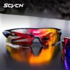 SCVCN Occhiali da sole rossi da uomo fotocromatici blu Occhiali da sole da strada per bicicletta Occhiali da sole per MTB UV400 Occhiali da donna per bici da strada