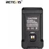 RETEVIS Batteria ricaricabile agli ioni di litio originale nuovissima per Retevis RT85 Ham Radio bidirezionale 3200mAh Batteria di grande capacità per RT85