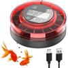 ZYfeeder ZYfeedr Distributore Automatico di Cibo per Pesci, Dispenser Automatico per Acquario Ricaricabile USB con Timer e Display LCD