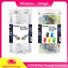 ZOERAX 200/100/50PCS RJ45 Cat6 CAT5E Passare tramite UTP RJ45 Spina modulare Placcato in oro 8P8C Connettore di rete-1.1mm Foro