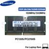 SAMSUNG Memoria SDRAM DDR per Laptop Samsung 128MB 256MB 512MB 133MHz 333MHz PC133S PC2700S Non-ECC Unbuffered 3.3V 144-Pin per Notebook