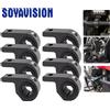 SOYAVISION Supporto per portalampada per faro anteriore per moto Supporto per staffa di montaggio per morsetto per tubo per faretto per moto regolabile 22mm-32mm