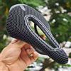 GOLDIX Sella per bicicletta in carbonio stampata in 3D Struttura a nido d'ape ultraleggera traspirante antiurto per corse su strada MTB