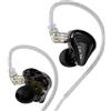 KZ Preordina KZ ZSX Pro 12 Monitor intrauricolari ibridi con driver con audio premium e design ergonomico Cuffie con cavo staccabile