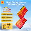 Kodak 32gb 64gb 128gb 256gb Micro SD Card Memory Storage Mini Chip Fotocamera digitale Video TF Flash Card A1 U3 C10 Ad alta velocità
